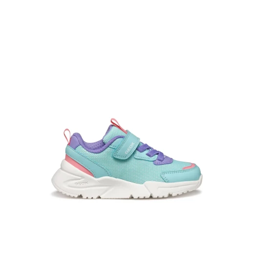 Geox Loftus Girl Aqua Sneakers Lightweight Flexible Design Size 35 - Geox - Image 2