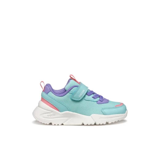 Geox Loftus Girl Aqua Sneakers Lightweight Flexible Design Size 32 - Geox - Image 3