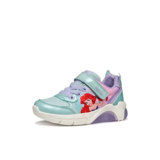 Geox Fadinlight Girl Sneakers Light Blue 32 Disney Princess Lights - Geox - Image 4