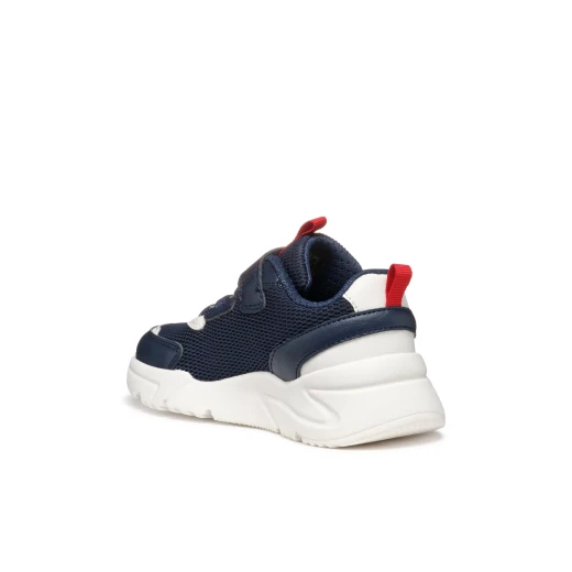 Geox Loftus Boy Navy Sneakers Running Style Lightweight Breathable Mesh and Leather Effect Design Schoolwear Athleisure Look Size 28 SKU J55MQB.01454.C0735 - Geox - Image 15