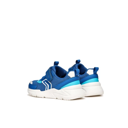 Geox Loftus Boy Royal Blue Running Sneakers for Boys Size 35 Lightweight Breathable Mesh and Leather Effect Design Perfect for Schoolwear or Athleisure Looks - Geox - Image 10