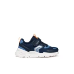 Geox Loftus Boy Sneakers Navy 32 Lightweight Breathable Shoes - Geox