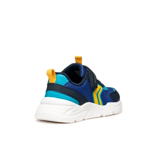 Geox Loftus Boy Sneakers Royal Blue Size 31 Lightweight Sporty Design Nylon and Leather Effect Upper Perfect for School and Leisure Activities Durable Comfortable Fit - Geox - Image 5