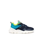 Geox Loftus Boy Navy Sneakers Lightweight Flexible Design Size 34 - Geox