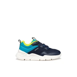 Geox Loftus Boy Navy Sneakers Lightweight Flexible Design Size 35
