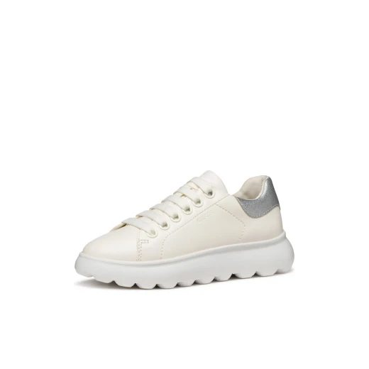 حذاء رياضي منخفض الساق للبنات بوبي بوب J55MRA.000BC.C0007 أبيض 35 تصميم عصري وعصري للمدينة حذاء مريح ذو نعل سميك مثالي للارتداء اليومي أحذية للبنات حديثة البناء متينة - Image 4