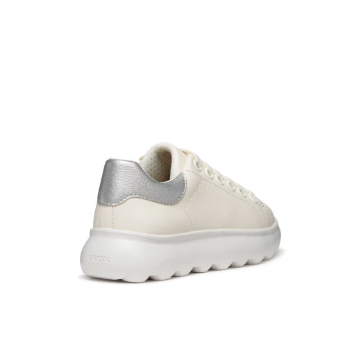 Geox Puffypop Girl's Low Cut Sneakers White 32 Featuring Chunky Sole, Urban Appeal, and Stylish Comfort for Bigger Girls Perfect for Everyday Wear J55MRA.000BC.C0007 - Image 5
