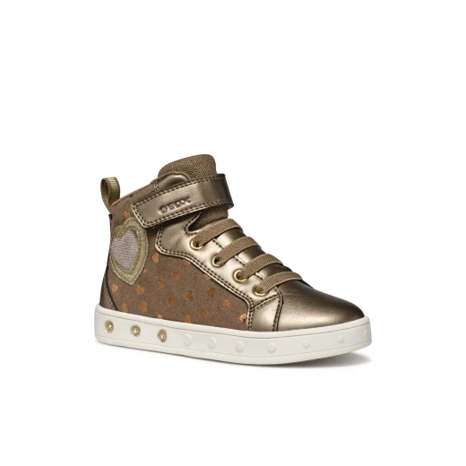 Skylin Girl Sneakers Dark Beige 34 Suede-Like Material School Leisure - Image 3