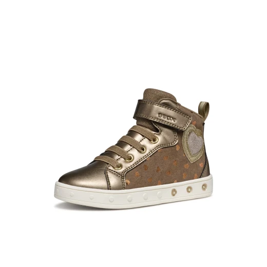 Skylin Girl Sneakers Dark Beige 35 Suede-Like Material School Leisure - Image 4