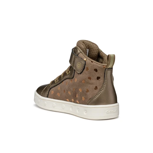 Skylin Girl Sneakers Dark Beige 34 Suede-Like Material School Leisure - Image 6