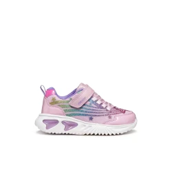 Assister Girl Sneakers Pink Patent Leather Effect 38 with Lights
