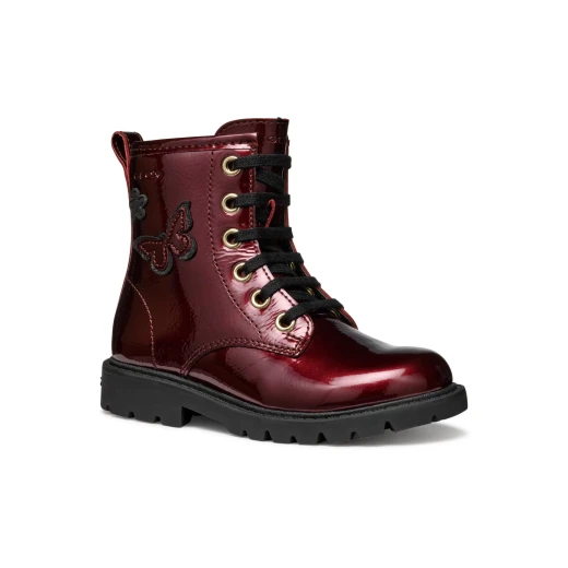 Shaylax Girl Ankle Boots Bordeaux Naplack Sporty Glam 32 Stylish Girls Footwear for Everyday Wear and Leisure Activities J56EXA.00067.C7005 - Geox - Image 3