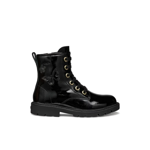 Shaylax Girl's Ankle Boots Black Naplack Leather Sporty Glam Style J56EXA.00067.C9999 Size 31 Stylish Girls' Footwear Perfect for Everyday Wear and Leisure Activities - Shaylax - Image 2