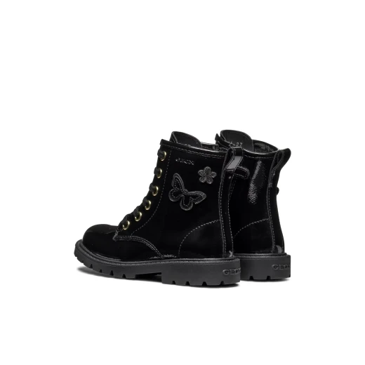 SHAYLAX Girl's Ankle Boots in Black Naplack Leather with Sporty Design, Stylish for Girls, Size 33, Perfect for Day-to-Day Activities and Leisure Time - Shaylax - Image 6