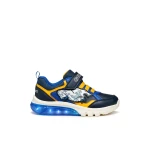 Geox Ciberdron Boy Navy Sneakers with Lights for Boys Size 33 - Geox