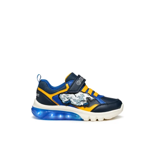 Geox Ciberdron Boy Navy Sneakers with Lights for Boys Size 33 Geox Ciberdron Boy Navy Sneakers with Lights for Boys Size 33