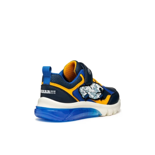 Geox Ciberdron Boy Navy Sneakers with Lights for Boys Size 33 - Geox - Image 5