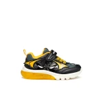 Geox Ciberdron Boy Sneakers Black 33 Batman Inspired Light Up Shoes - Geox