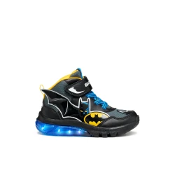 Geox Ciberdron Boy Sneakers Black 34 Batman Inspired Light Up Shoes