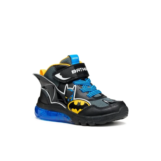 Geox Ciberdron Boy Sneakers Black 35 Batman Inspired Light Up Shoes - Geox - Image 3
