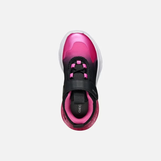 Activart Illuminus Girl Sneakers Black Fuchsia Pink 28, Light Up Sole - Image 6
