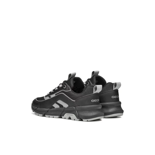 Geox Flexyper Boy Sneakers Black Nylon and Leather Effect Sporty Design for Boys Size 31 Comfortable and Flexible for Everyday Wear - Geox - Image 8