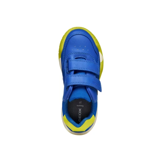 RANN E Boy's Royal Blue Sneakers with Sporty Design, Crafted from Nylon and Leather Effect Material. Perfect for Everyday Wear, School or Leisure. Size 32. - Image 6