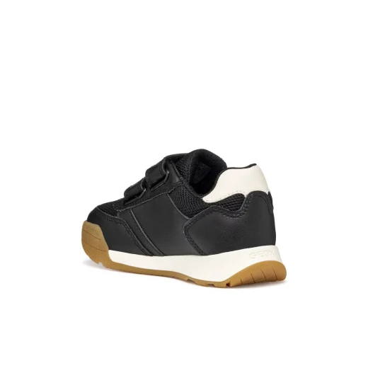Rann-E Boy Sneakers Black Mesh and Leather Effect Casual Shoes Size 37 - Image 6