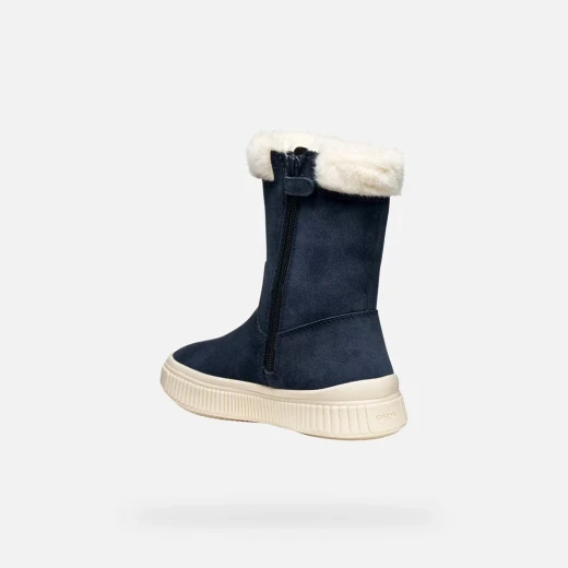 Laquinny Girl's Navy Suede Boots, Winter Ready Design for Girls, Stylish and Practical Footwear, Size 30 - Laquinny - Image 5