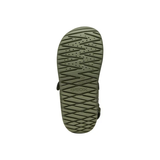 Geox Fusbetto Pro Boy Outdoor Sandals Sage Green 33 Designed for Summertime Water Fun Quick Drying Leather Effect and Lycra Construction Perfect for Active Kids - Fusbetto - Image 10
