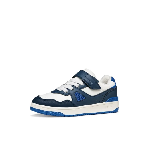 Geox Washiba Boy Sneakers Navy Blue Nylon Leather Effect Casual Shoes for Boys Size 29 Durable and Comfortable Everyday Footwear ITEMCODE J65LQA 054FU C4211 - Image 4