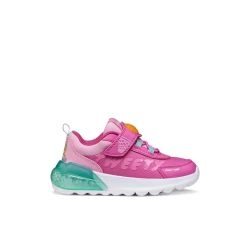 Geox Activart Illuminus Girl Fuchsia Sneakers 28 Looney Tunes Design