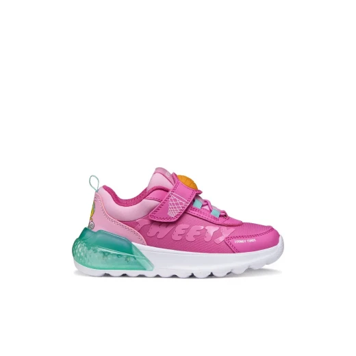 Geox Activart Illuminus Girl Fuchsia Sneakers 28 Looney Tunes Design Geox Activart Illuminus Girl Fuchsia Sneakers 28 Looney Tunes Design