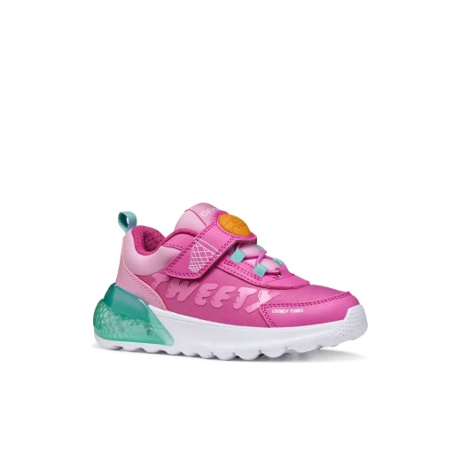 Geox Activart Illuminus Girl Sneakers Fuchsia 33 Looney Tunes Edition - Geox - Image 6