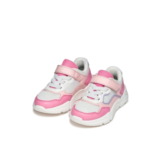Loftus Girl's Lightweight Mesh Sneakers Pink for Everyday Wear J65M2B.0BC14.C7337 Comfortable Footwear for Girls Size 28 Breathable Design Perfect for Active Kids - Geox - Image 7