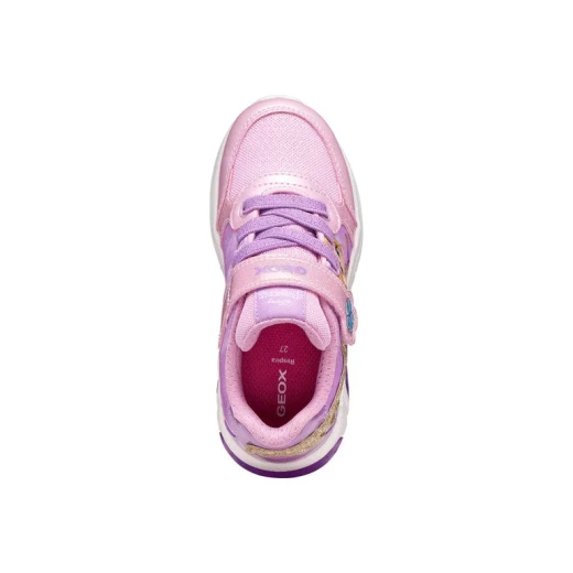 Geox Fadinlight Girl's Sneakers Lilac Disney Princess Edition Size 35 EU Featuring Twinkly Lights Lightweight Fabric Design Perfect for Girls' Everyday Wear - Geox - Image 10