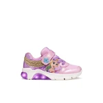 Geox Fadinlight Girl's Sneakers Lilac Disney Princess Edition Size 35 EU Featuring Twinkly Lights Lightweight Fabric Design Perfect for Girls' Everyday Wear - Geox