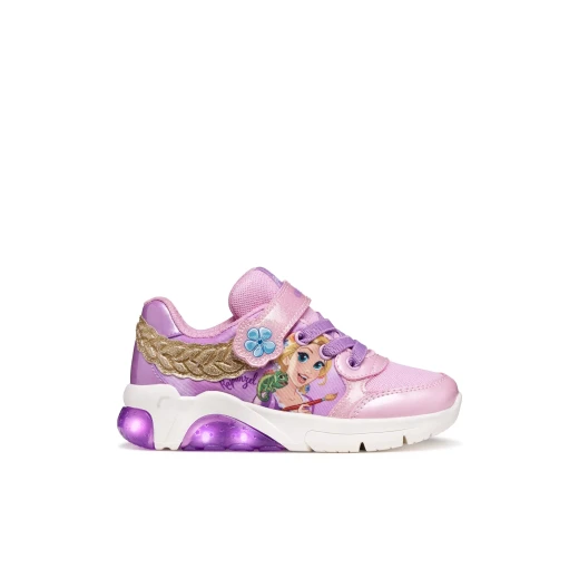 Geox Fadinlight Girl's Sneakers Lilac Disney Princess Edition Size 35 EU Featuring Twinkly Lights Lightweight Fabric Design Perfect for Girls' Everyday Wear Geox Fadinlight Girl's Sneakers Lilac Disney Princess Edition Size 35 EU Featuring Twinkly Lights Lightweight Fabric Design Perfect for Girls' Everyday Wear