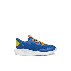 Geox Sprintye Fast In Boy Sneakers Royal Blue 28, Mesh and Leather Effect Upper, Fast In Technology for Easy Slip On, Ideal for School and Sports Activities, J65NQA.01454.C0685