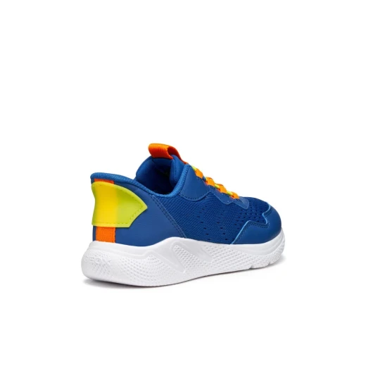 Geox Sprintye Fast In Boy Sneakers Royal Blue 28, Mesh and Leather Effect Upper, Fast In Technology for Easy Slip On, Ideal for School and Sports Activities, J65NQA.01454.C0685 - Image 5