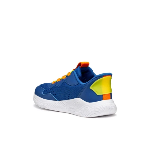 Geox Sprintye Fast In Boy Sneakers Royal Blue Mesh & Leatherette Upper Slip On Fast In Technology School & Sport Shoes Size 34 Boys' Footwear Comfortable Durable Breathable - Image 6