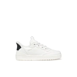 Washiba Fast In Boys Sneakers White 28, Easy Slip On, Leather Effect