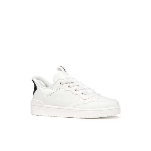 Washiba Fast In Boys' Sneakers White Leather Effect Lycra 32, Featuring Fast In Technology for Easy Slip On, Perfect for Daily Wear, J65NRA.05415.C0404 - Image 3