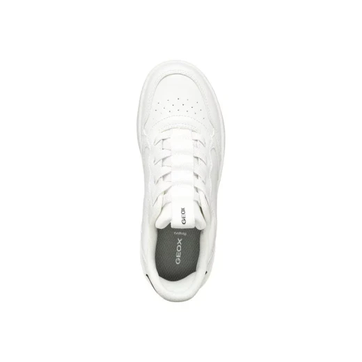 Washiba Fast In Boy's Sneakers White Leather Effect and Lycra Upper with Fast In Technology Easy Slip On 30 Size Everyday Comfort Footwear - Image 6