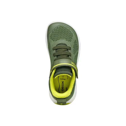 Foot Run Boy Military Green Sneakers, Size 29, Lightweight Knitted Fabric and TPU Thermo Plastic, Developed in Partnership with Italian Podiatrists, Provides Protection and Comfort - Image 6