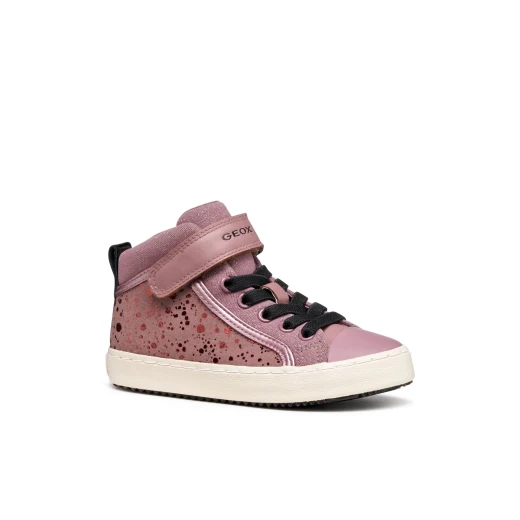 Kalispera Girl's Rose Patent & Printed Suede Sneakers Size 36 Breathable & Comfortable Everyday Shoes for Girls Perfect for Leisure Activities & Daily Wear J744GI.0DHHH.C8049 - Kalispera - Image 3