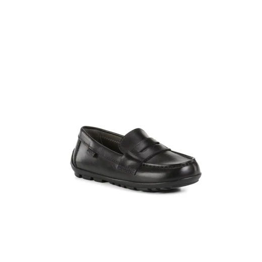New Fast Boy Loafer Shoes Black Leather School Uniform Friendly Size 28 Comfortable Design for Boys Ideal for Everyday Wear Perfect Fit - New fast - Image 3