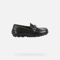 Nefast Boy Classic Leather Loafers Black School Uniform Style 29 Durable Comfortable Boys' Formal Shoe Perfect for Everyday Wear and Special Occasions