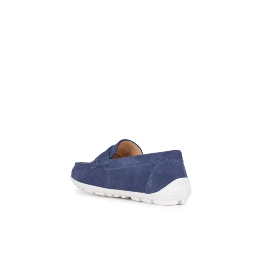 Geox New Fast Boy Navy Suede Leather School Shoes Size 35 for Boys. Versatile and Comfortable Non Marking Rubber Outsole. Perfect for Uniforms. ITEMCODE J826CA.00022.C4211 - Geox - Image 6