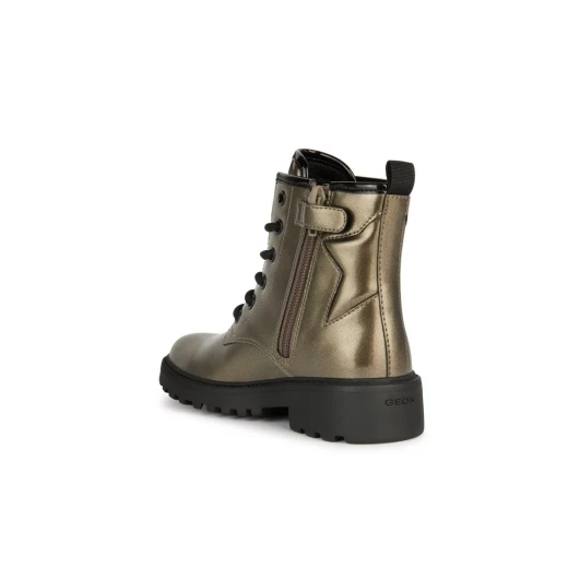 Geox Casey Girl Sneakers Lead Color Breathable Waterproof 29 - Geox - Image 4